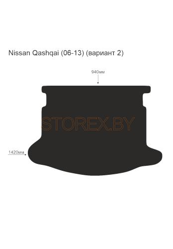 Nissan Qashqai (06-13) Багажник (вариант 2) copy