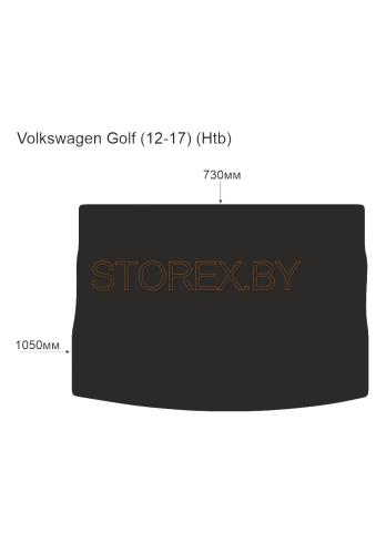 Volkswagen Golf (12-17) (Htb) Багажник copy
