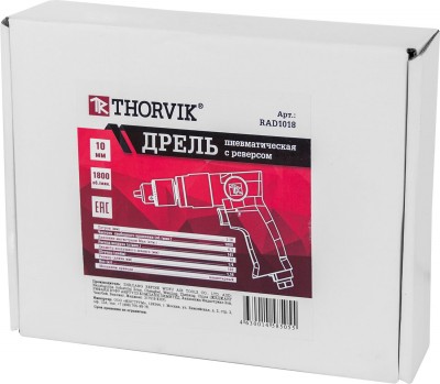 Дрель пневматическая с реверсом Thorvik RAD1018