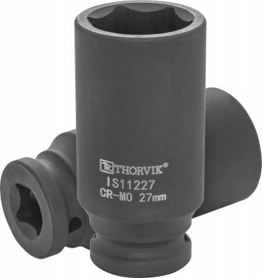 Головка торцевая ударная глубокая 1/2"DR, 27 мм Thorvik IS11227