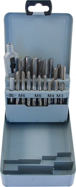 Набор метчиков MTS22 T-COMBO трехпроходных ручных универсальных М3-М12, HSS-G