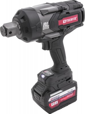 Гайковерт ударный аккумуляторный бесщёточный 1"DR 21В 2400 Нм Thorvik BBIW012400