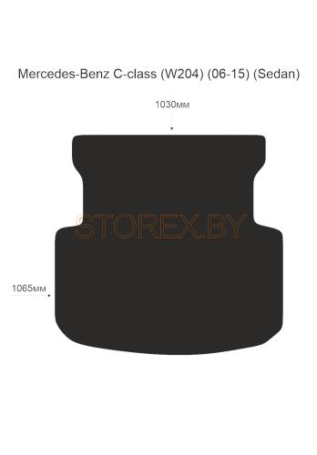 Mercedes-Benz C-class (W204) (06-15) (Sedan) Багажник copy