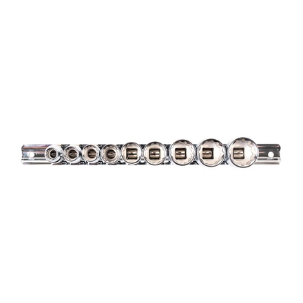 Licota TBS-22004 Набор торцевых головок 3/8" 12 гр. 5/16"-13/16" 9пр. на линейке