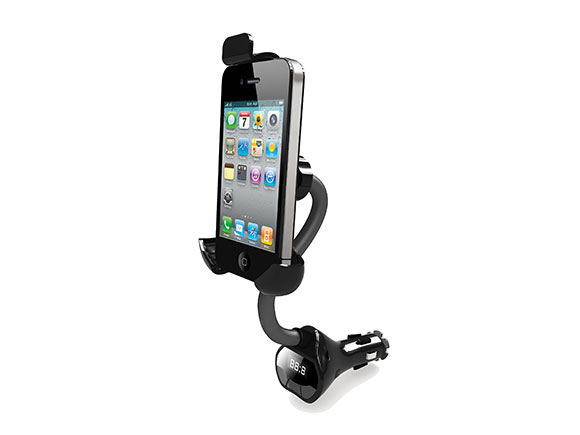 Держатель телефона JNC27 с FM-модулятором/зарядкой/handfree