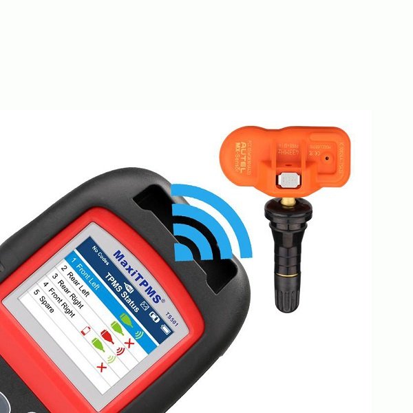 Датчик давления шин TPMS Autel MX 433 МГц зажимной, программируемый, универсальный, серебристый