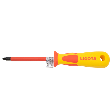 Licota ASD-930600 Отвертка изолированная VDE 1000V PZ.0, 60 мм