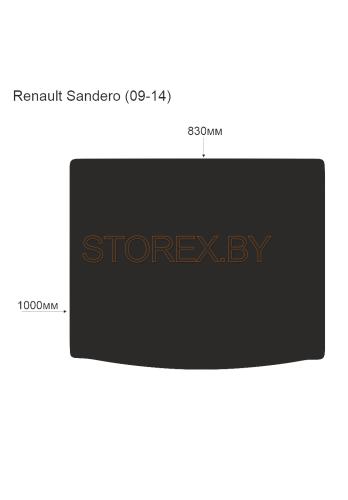 Renault Sandero (09-14) Багажник copy