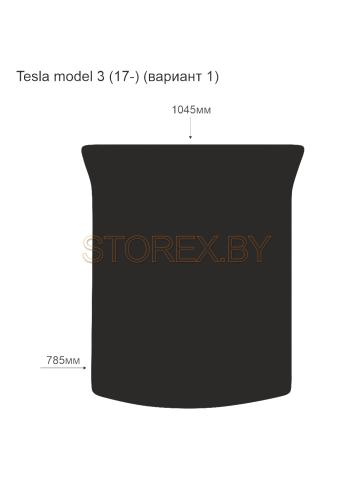 Tesla model 3 (17-) Багажник (вариант 1) copy