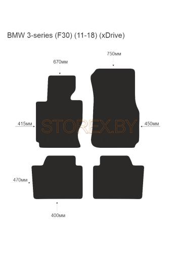 BMW 3-series (F30) (11-18) (xDrive) copy