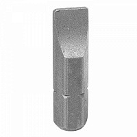 Вставка (бита) торцевая 1/4", Slotted, 7х1.2 мм, L = 25 мм KING TONY 102507S1