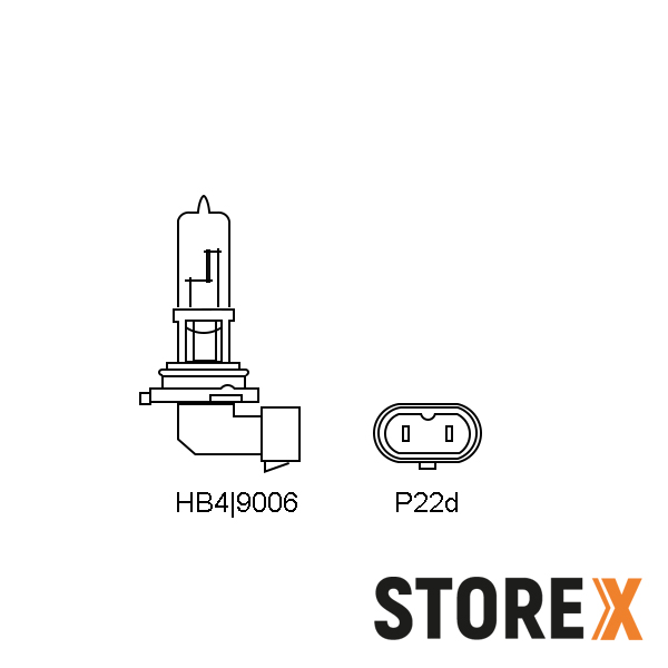 HB4 9006 P22D