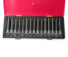 Набор головок и бит-головок JTC-K4152 (1/2", TORX, HEX, SPLINE, 15 предметов в кейсе)