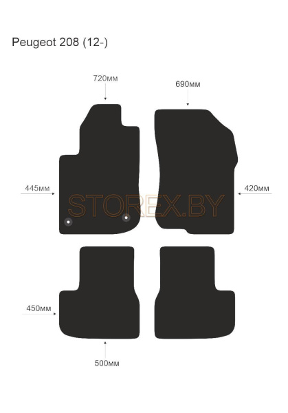 Peugeot 208 (12-) copy