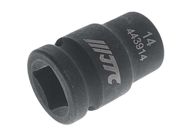 Головка торцевая 12-ти гранная ударная JTC-443914 (1/2", 14 мм, L=38 мм)