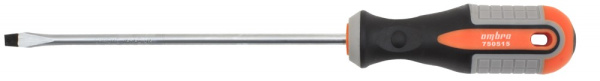 Отвертка стержневая шлицевая 750515, ROUND GRIP, SL5x150 мм