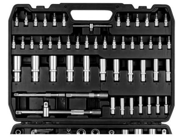 Набор головок и бит 172пр. 1/4",3/8",1/2" PRO STARTUL STUTTGART (PRO-172S)