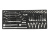 Набор инструментов слесарно-монтажный JTC-B065 (65 предметов в переносном инструментальном ящике, 3 лотка)
