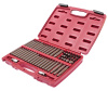 Набор бит HEX, TORX, SPLINE, RIBE 6-ти гранных JTC-3509 (1/2", 3/8", 2 держателя, 58 предметов в кейсе)