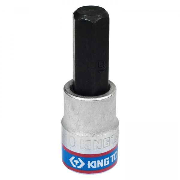 Насадка (бита) торцевая 3/8", HEX, 9 мм, L = 50 мм KING TONY 302509