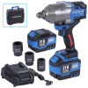 Гайковерт аккумуляторный NORDBERG NE806K-3/4 (3/4", 21 В, 1500 Нм, 2 аккумулятора 6 A и зарядное устройство, в кейсе)