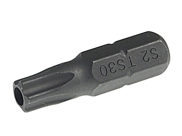 Бита TORX 5-ти гранная с отверстием JTC-1192530 (TS30Hх25 мм, 1/4")