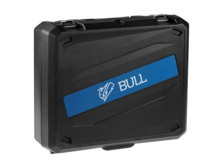 Термовоздуходувка BULL HG 5501 в чем. + набор сопл 1800 Вт, 3 скор., 50-550 °С, ступенч. рег.