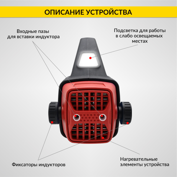 Индукционный беcпламенный нагреватель iCarTool IC-195 (2250 Вт)