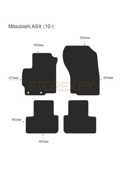 Mitsubishi ASX (10-) copy