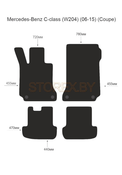 Mercedes-Benz C-class (W204) (06-15) (Coupe) copy
