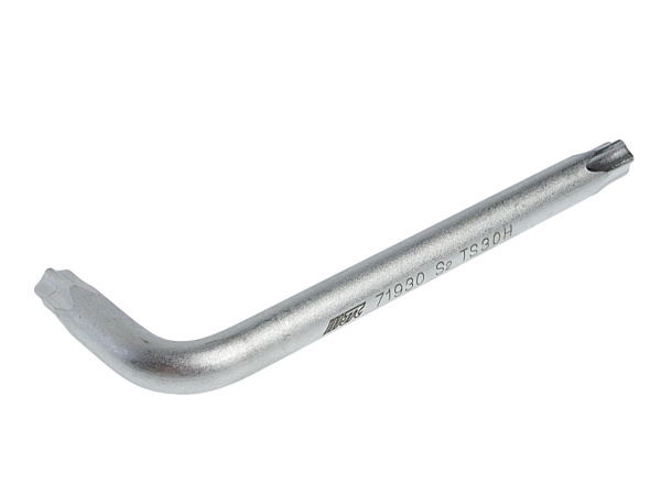 Ключ TORX Г-образный 5-гранный JTC-71930 (TS30H, L=70 мм)