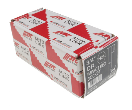 Головка торцевая ударная JTC-641124 (3/4", HEX, H24, L=100 мм)