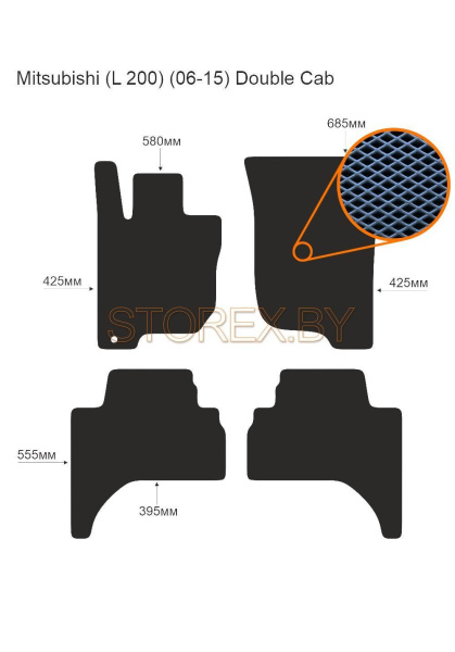 Mitsubishi (L 200) (06-15) Double Cab copy