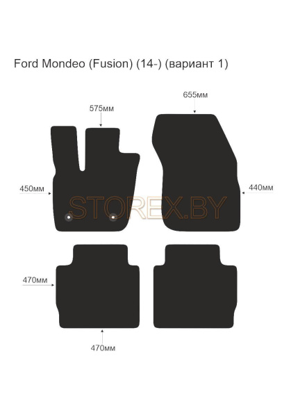 Ford Mondeo (Fusion) (14-) (вариант 1) copy