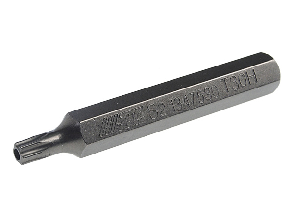 Бита TORX удлиненная JTC-1347530 (Т30Hх75 мм, 10 мм, S2)