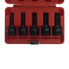 Набор головок ударных JTC-J605T (T60, T70, T80, T90, T100, TORX, 3/4", L=100 мм, 5 шт. в кейсе)
