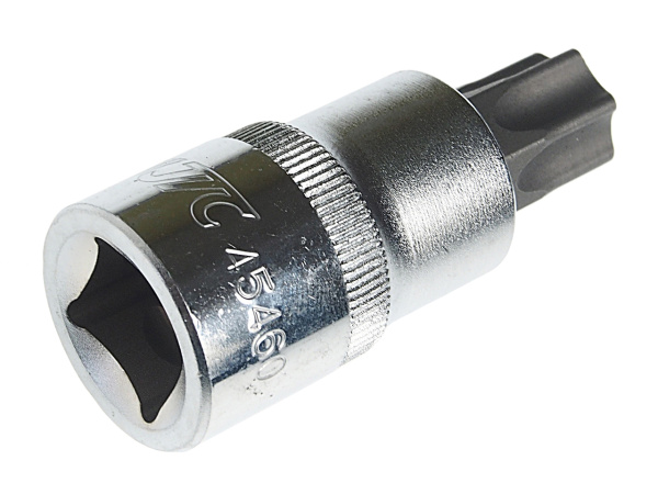 Бита-головка с отверстием JTC-45460 (1/2", TORX, T60Hх55 мм)