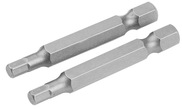 Набор вставок (бит) торцевых 1/4" Hex 3 мм 50 мм 2 предмета TOLSEN TT20333