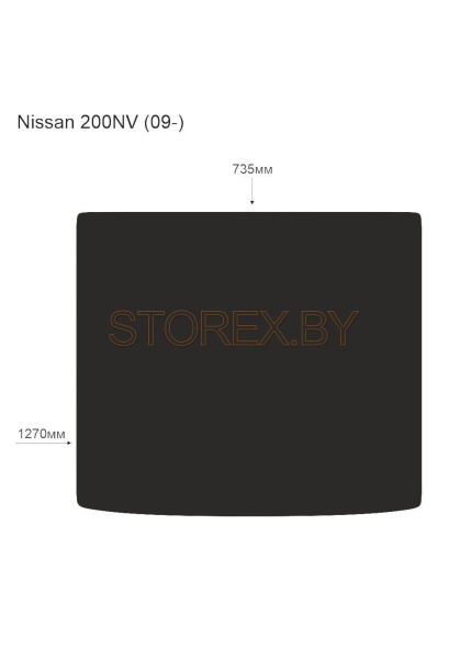 Nissan 200NV (09-) Багажник copy
