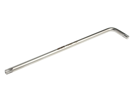 Ключ TORX Г-образный удлиненный JTC-73427 (T27H, L=140 мм)