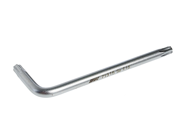 Ключ TORX Г-образный JTC-71315 (T15, L=54 мм)