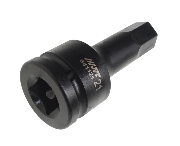 Головка торцевая ударная JTC-641121 (3/4", HEX, H21, L=100 мм)