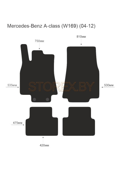Mercedes-Benz A-class (W169) (04-12) copy