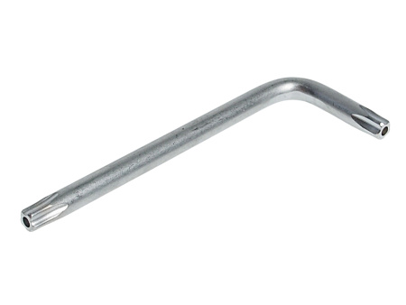 Ключ TORX Г-образный 5-гранный JTC-71920 (TS20H, L=57 мм)