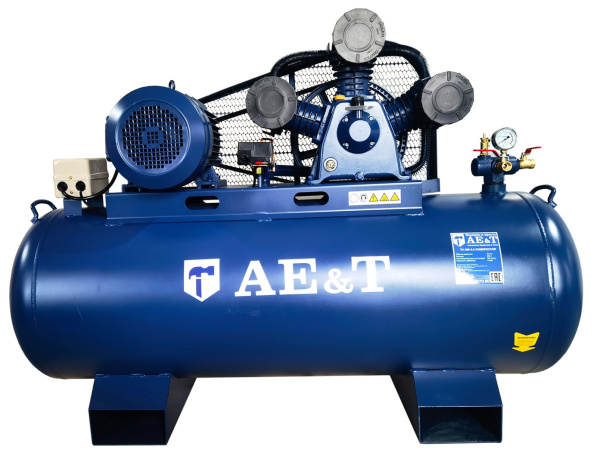 Компрессор поршневой AE&T TK-300-5.5, ресивер 300л, производительность 760л/мин, 380В