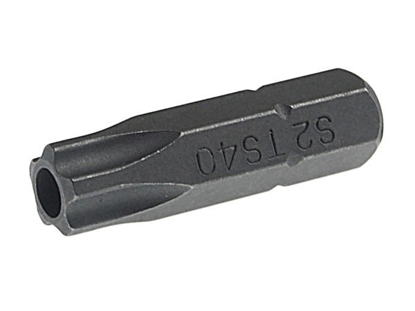 Бита TORX 5-ти гранная с отверстием JTC-1192540 (TS40Hх25 мм, 1/4")