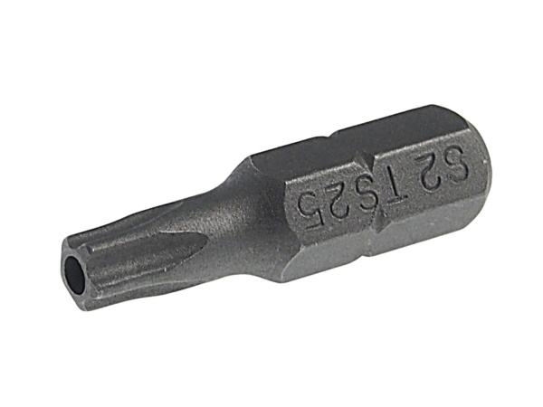 Бита TORX 5-ти гранная с отверстием JTC-1192525 (TS25Hх25 мм, 1/4")