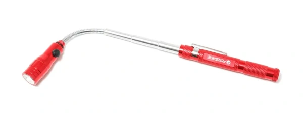 Фонарь телескопический с магнитом 1LED (L:148-365мм), в блистере