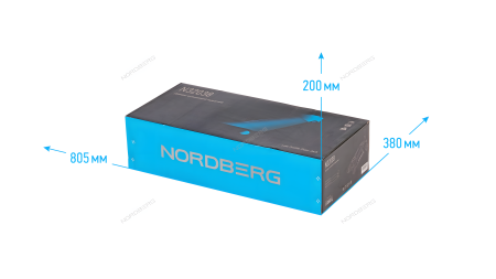 Домкрат с низким подхватом подкатной 3 тонн H=75-505 мм NORDBERG N32038