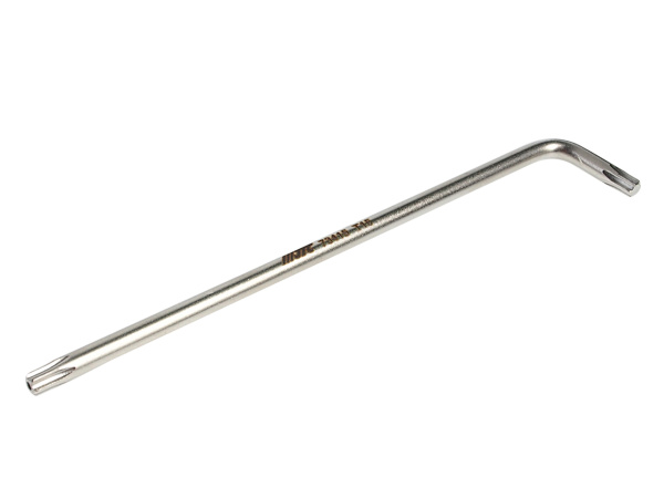 Ключ TORX Г-образный удлиненный JTC-73415 (T15H, L=100 мм)